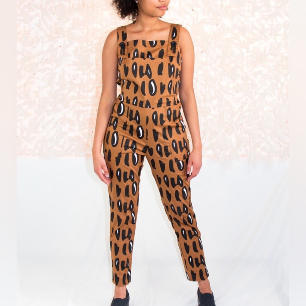 Rare Nooworks Dots Overalls EUC